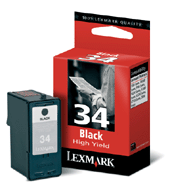 Tinteiro Lexmark 34 (Preto)
